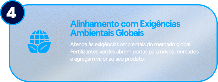 Alinhamento com exigências ambientais globais