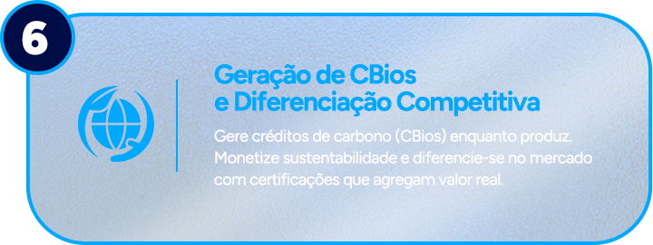 Geração de CBios e diferenciação competitiva